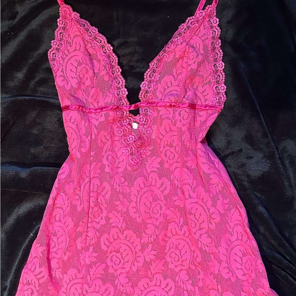 Victoria's Secret Pink Lace Chemise